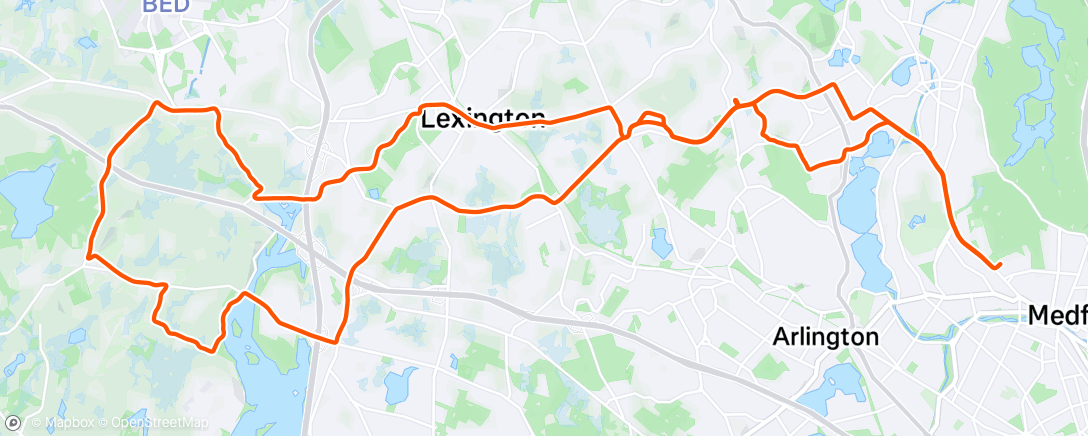Map of the activity, Rippers Lincoln Loop