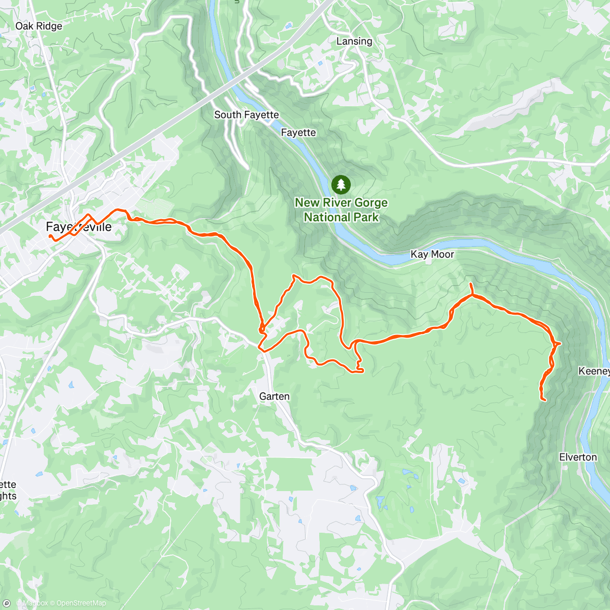 Map of the activity, Another trail ride w Jack!!!