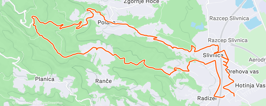 Карта физической активности ( - Pljučna - )