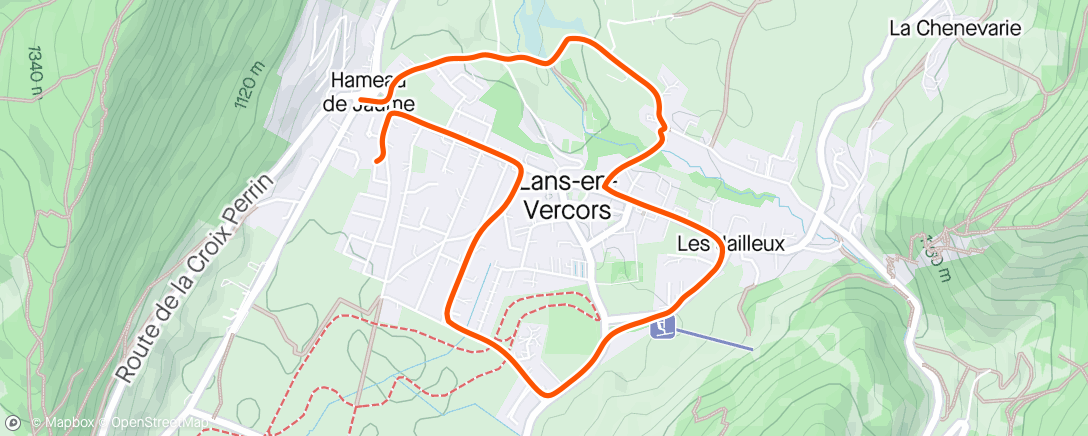 Map of the activity, Cap et marche