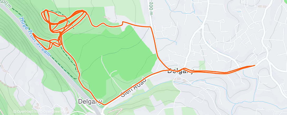 Map of the activity, GOTD steeps