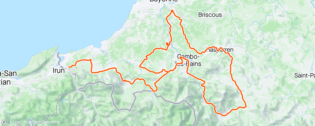Map of the activity, Basque 2 🌧️☔️⛸️