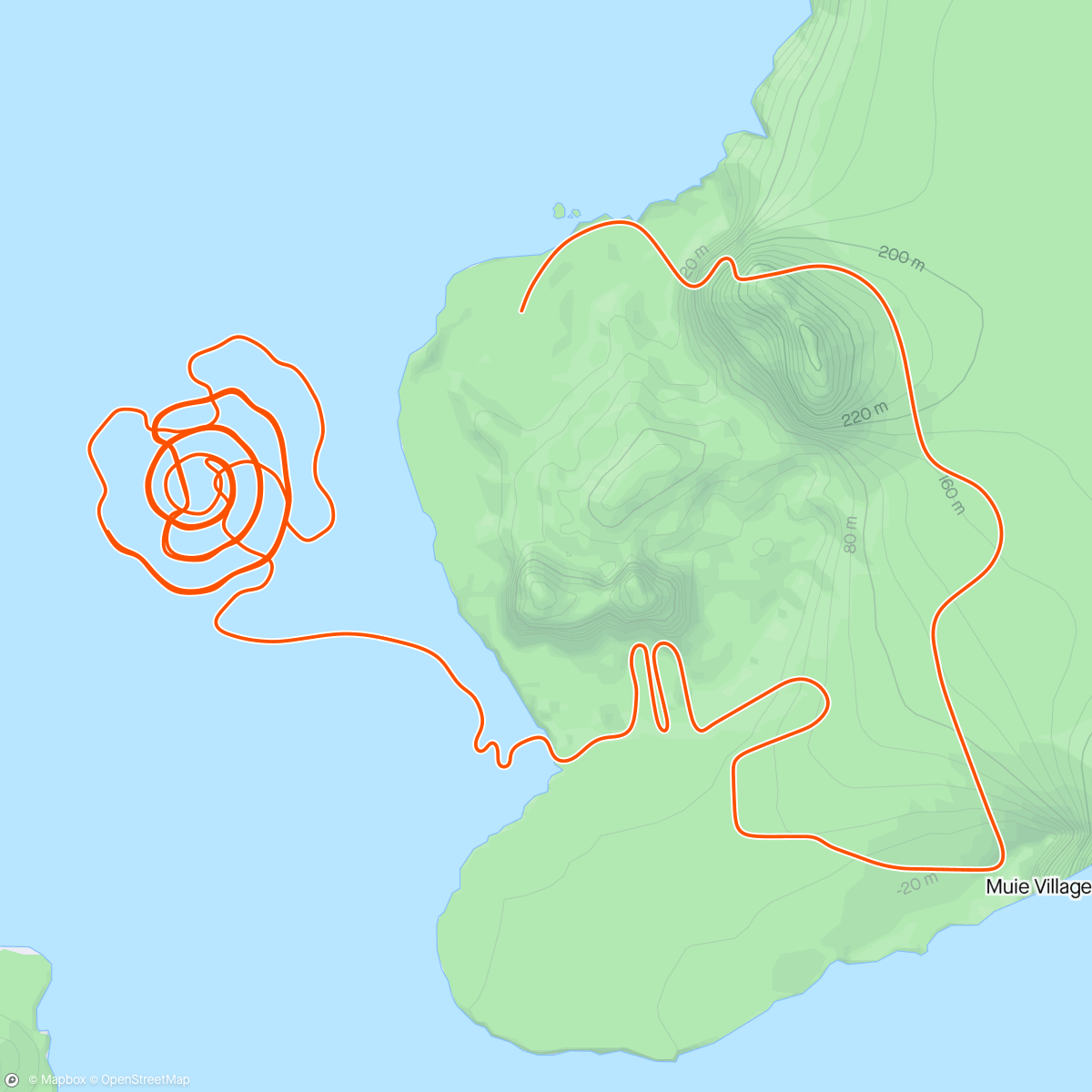 Kaart van de activiteit “Zwift - Volcano Climb in Watopia”