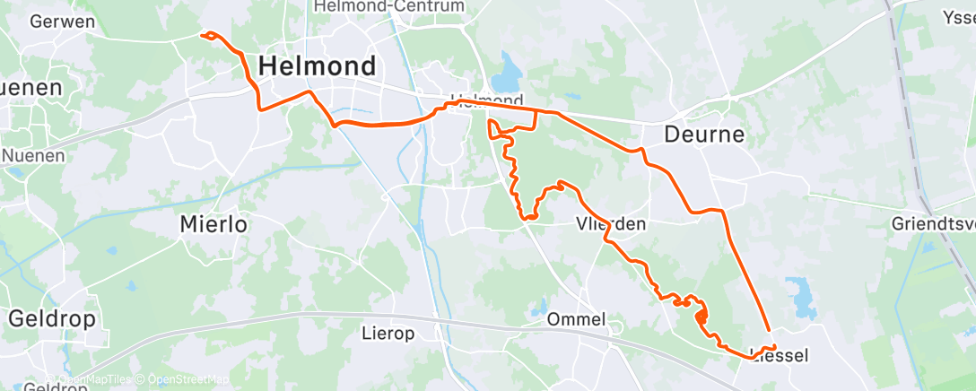 Map of the activity, Op de koffie ritje ☕️