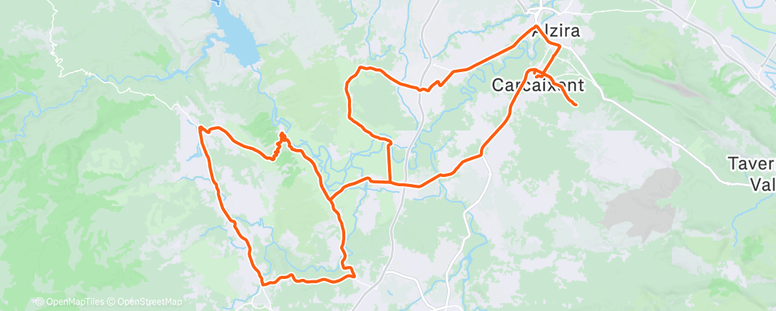 Карта физической активности (Morning Ride)