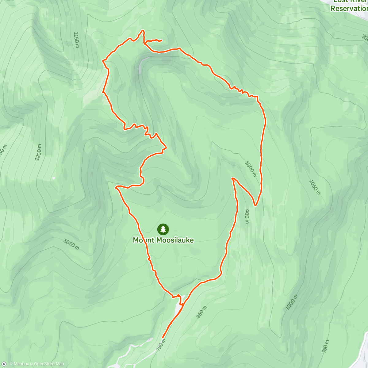 Map of the activity, Moose