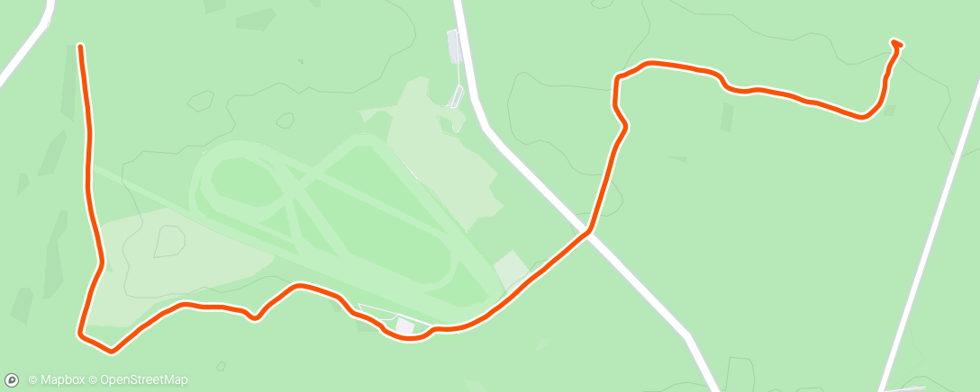 Map of the activity, Trail en soirée