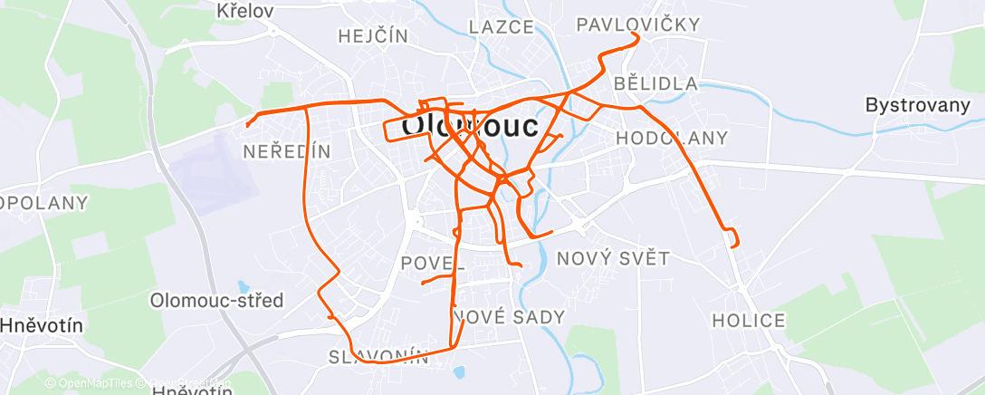 Карта физической активности (Projekt Olomouc #124)