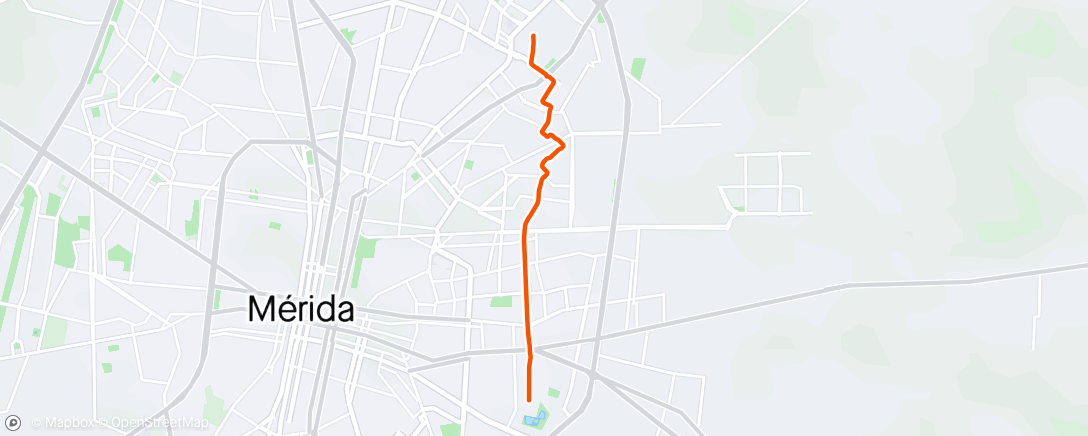 Map of the activity, Domingo de la bici