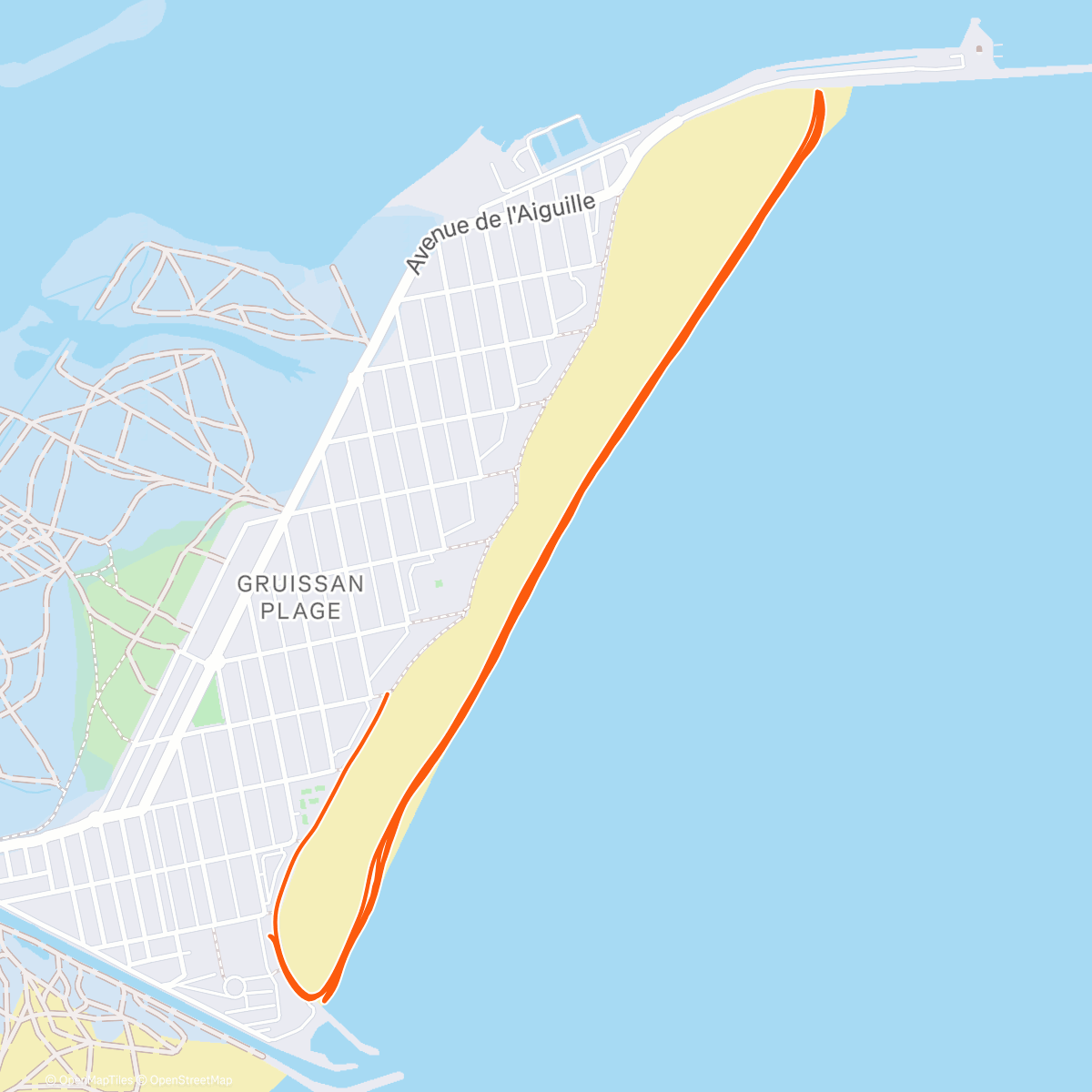 Map of the activity, Après la pluie le soleil ☀️🌊🎶🏃👣