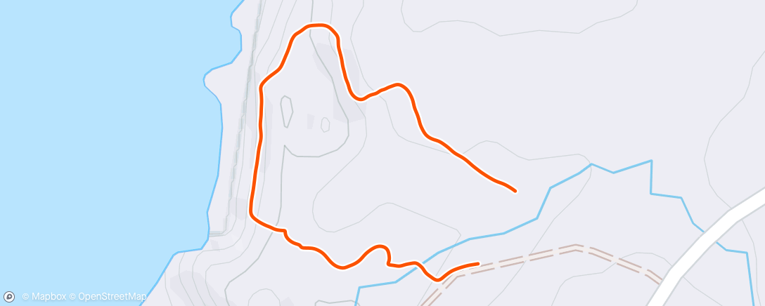 Map of the activity, Afternoon Walk