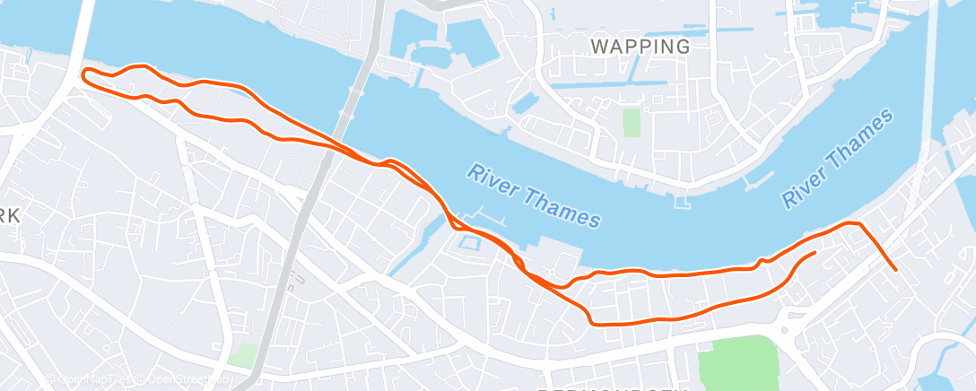 Map of the activity, Nike Run Club: Next Long Run