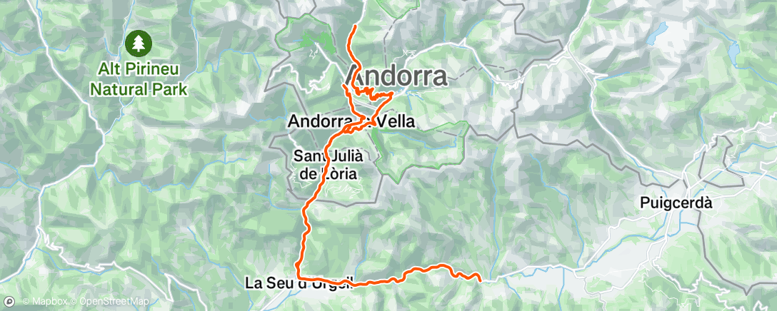 Map of the activity, Morning Ride