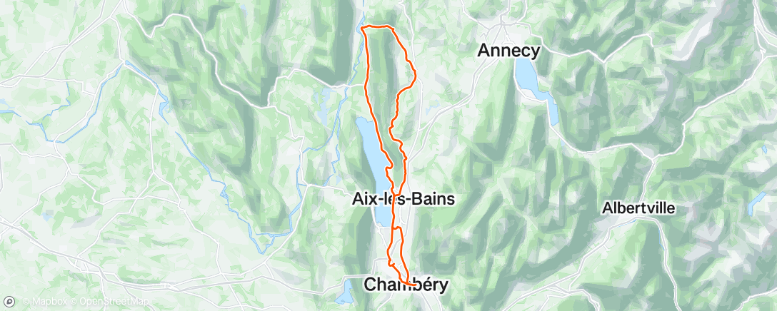 Map of the activity, Première fois où j’évite la feuille chose qui se fait rare