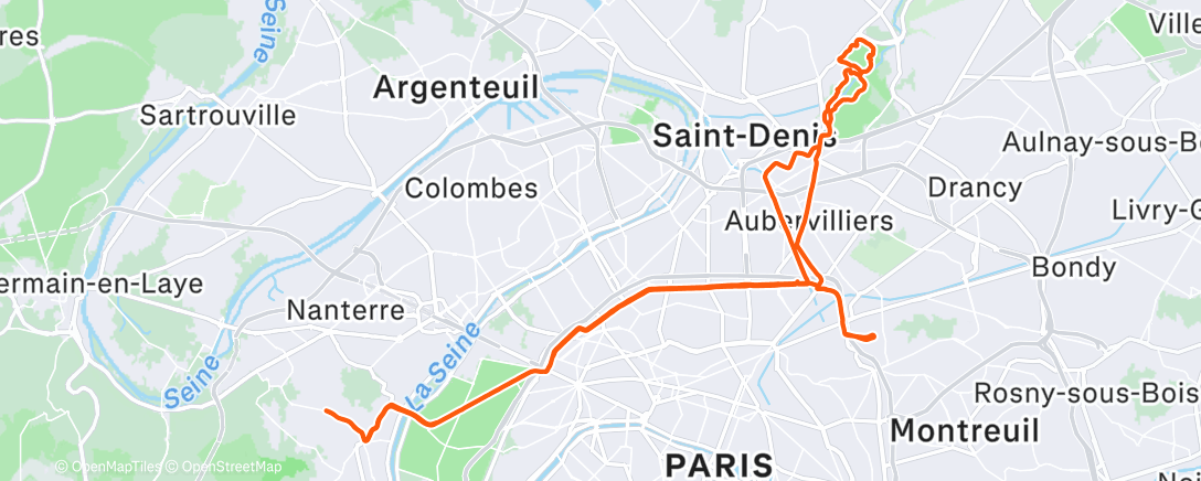 Map of the activity, Gras-vel