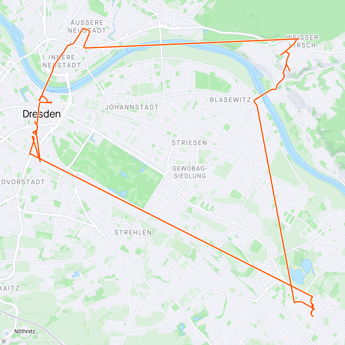 Map of the activity, Vater-Tochter-Shopping-Sightseeing-Tour