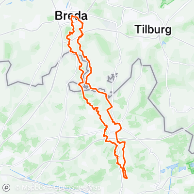 Breda gravelbike | 131.9 km Cycling Route on Strava