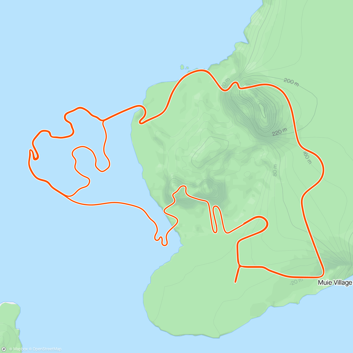 Map of the activity, Zwift - 01. Sweet Spot Foundation on Beach Island Loop in Watopia