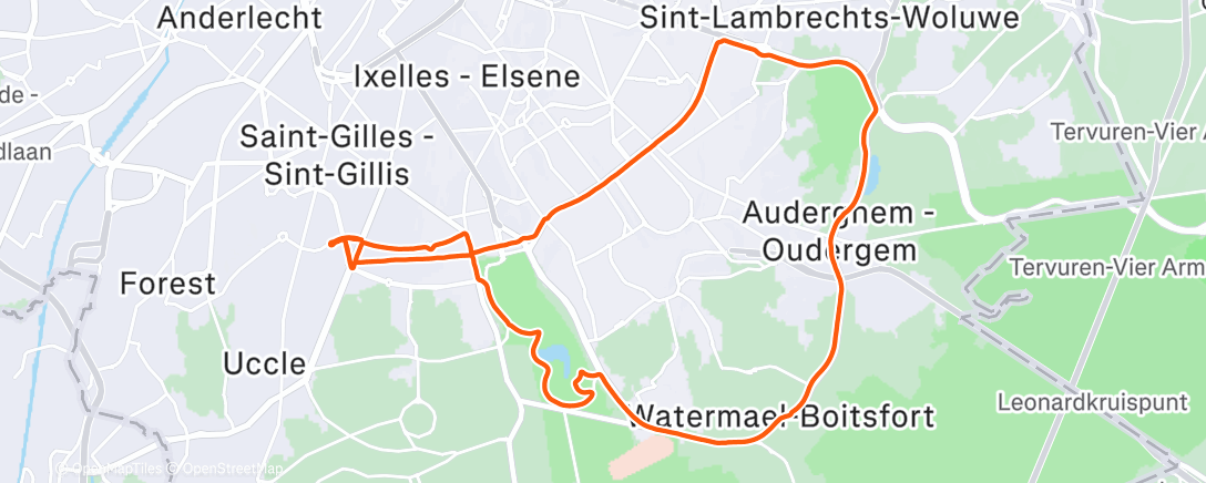 Карта физической активности (Back in Brussels❄️)