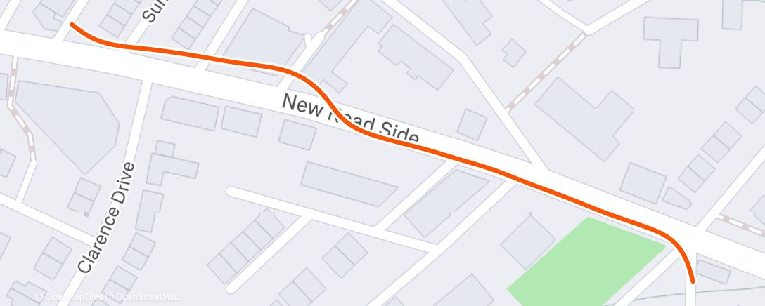 Map of the activity, Dog jog