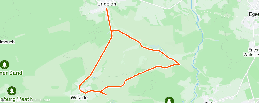 Map of the activity, Mit ner 🥒 um den Block