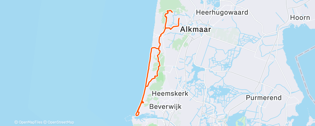 Map of the activity, Trainen