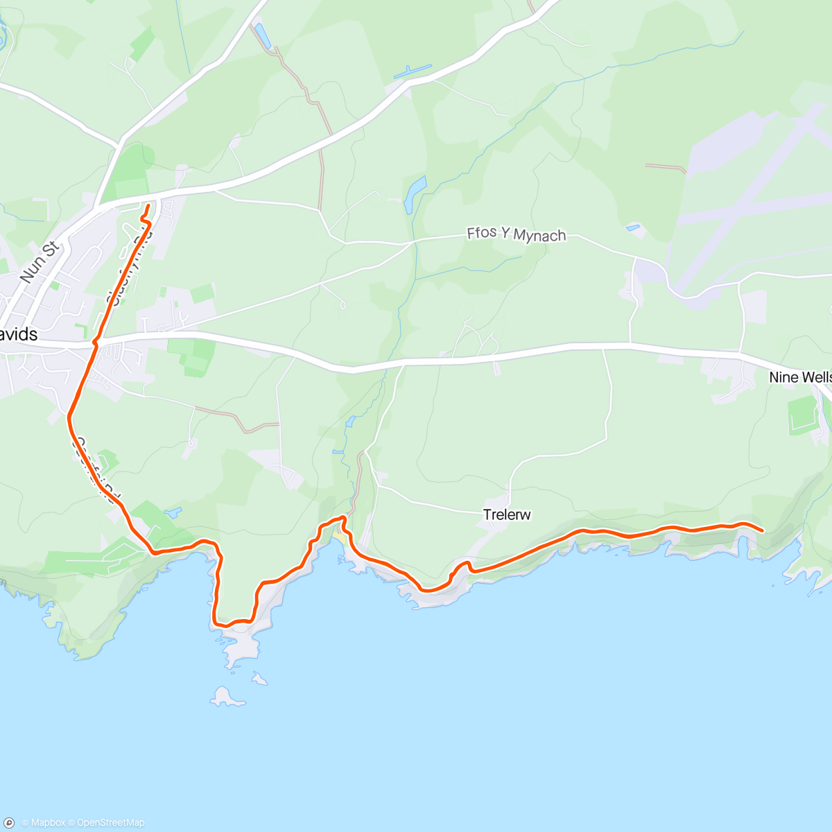 Map of the activity, Back On The Trails 🏴󠁧󠁢󠁷󠁬󠁳󠁿🏃🏼‍♂️
