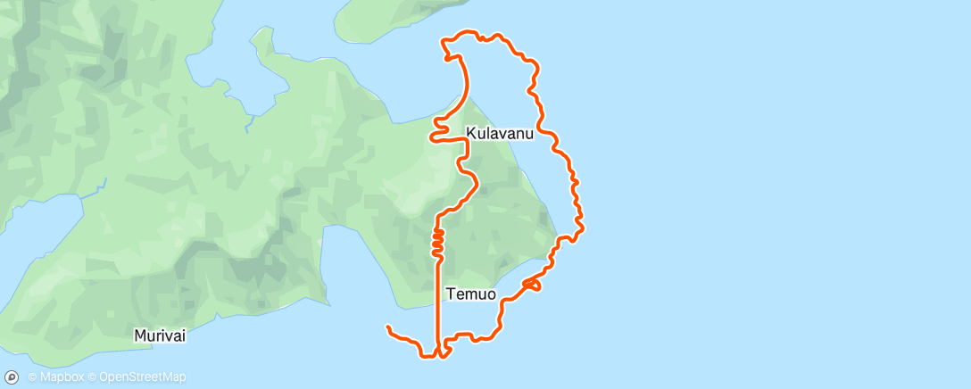 Map of the activity, Zwift - Elevation Evaluation in Watopia