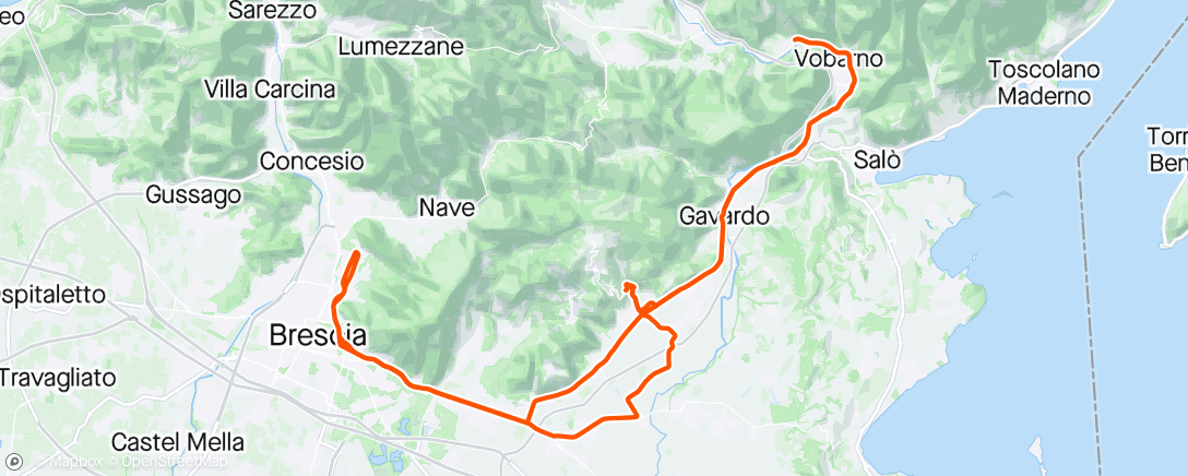 Karte der Aktivität „Giro dell'ora di pranzo”