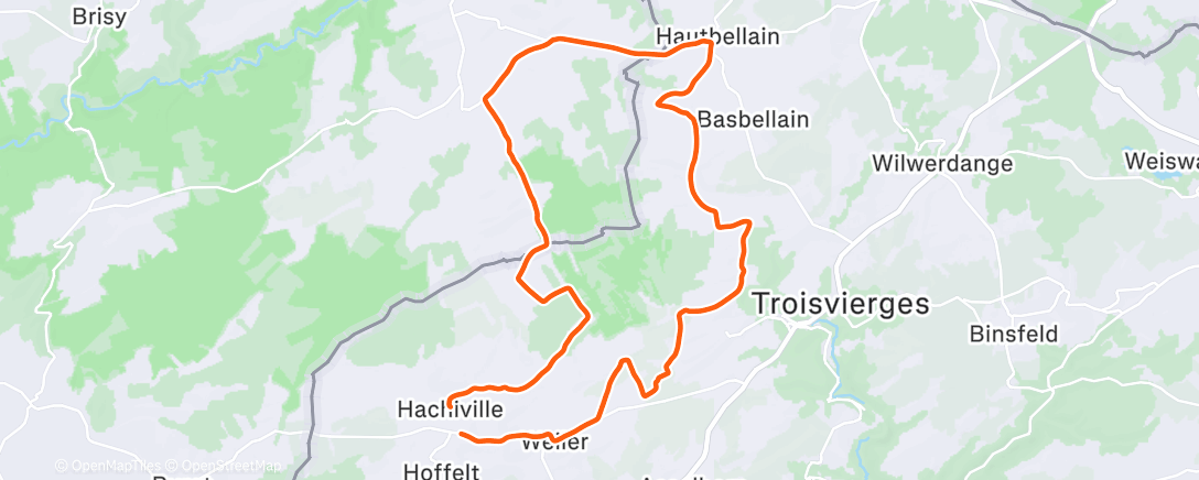 Map of the activity, The country boy is back home !