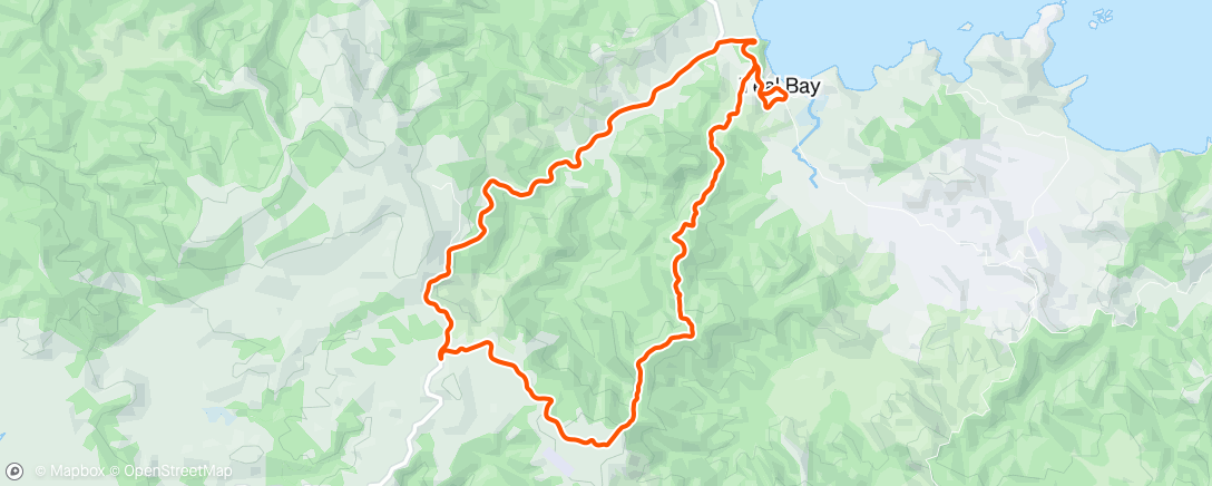 Map of the activity, Teal bay, te araroa, hay rd loop