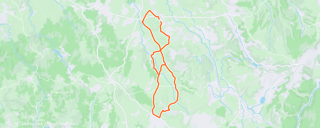 Map of the activity, Sortie vélo dans l'après-midi