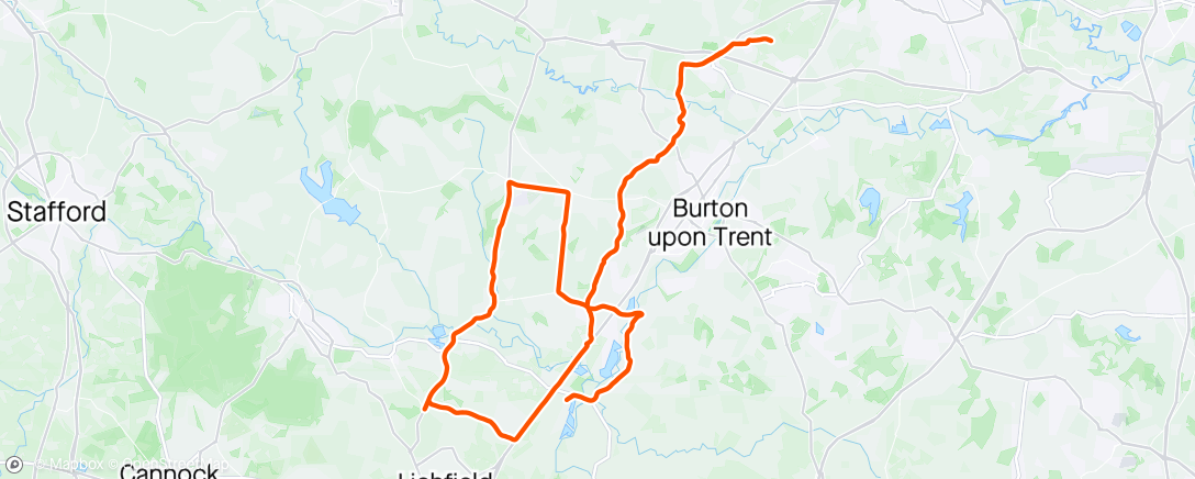 Map of the activity, Born in Derby, made in Barton