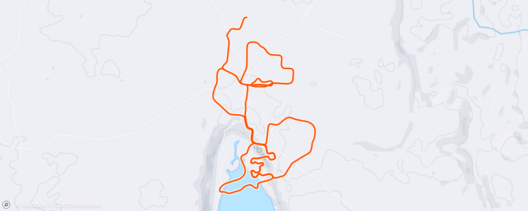 Map of the activity, Zwift - Devedeset Lite in Makuri Islands - got a quick ride after a crazy week and runnin on 3-4 hrs of sleep. Crap it’s only wed lol. 🤷‍♂️🤷‍♂️