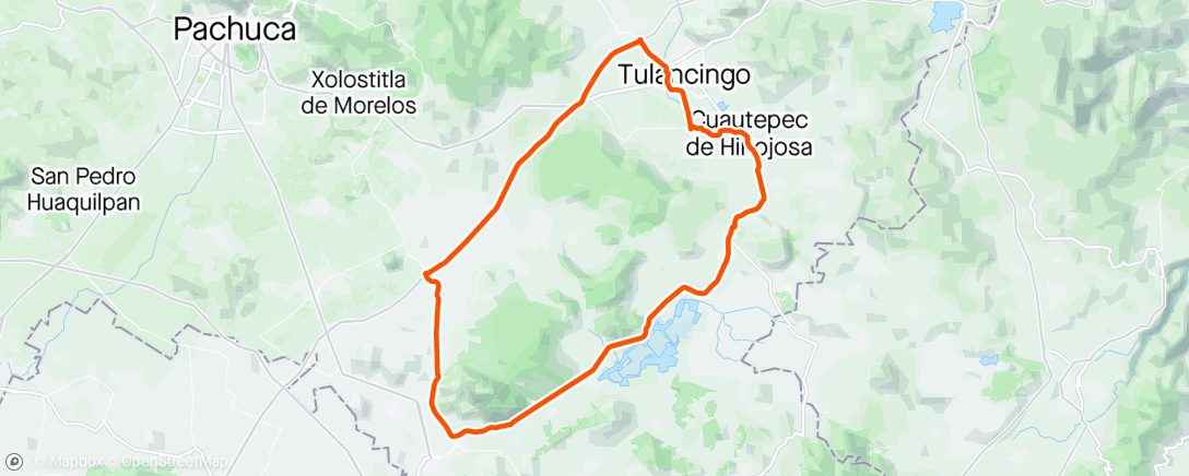 Map of the activity, Giro a Tecocomulco 💥💥