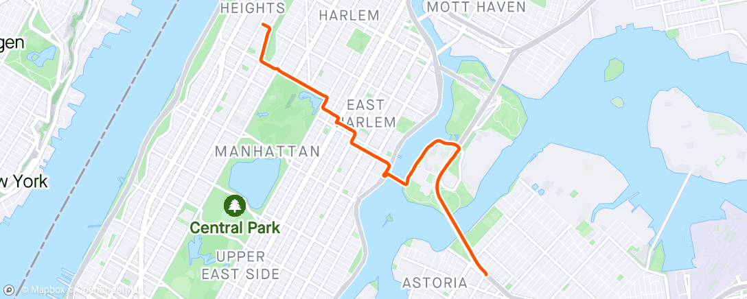 Map of the activity, Afternoon Ride