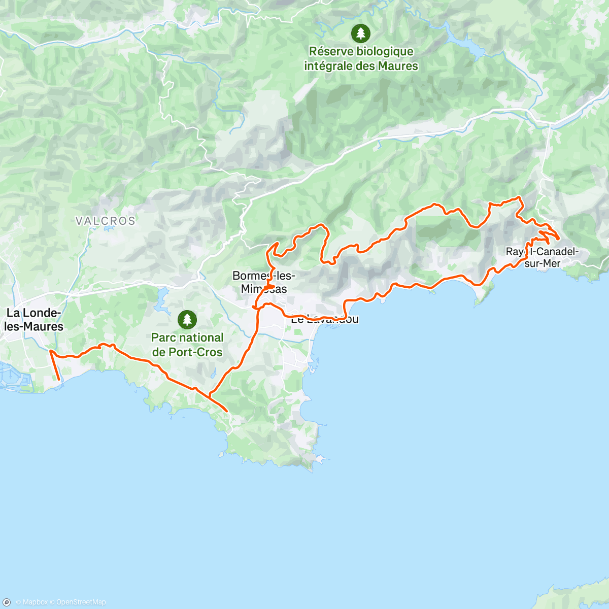 Map of the activity, 🚴ct  route des crêtes 🍔🍟🥃🚴🚴🚴🚴🚴🚴