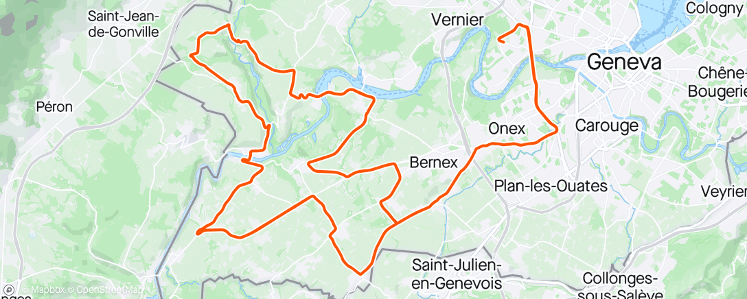 Mapa da atividade, Tour de Romandië - Stage 5 🏆