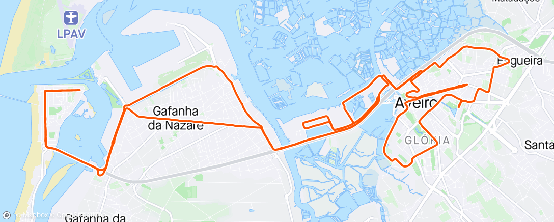 Map of the activity, Maratona da Europa 2024