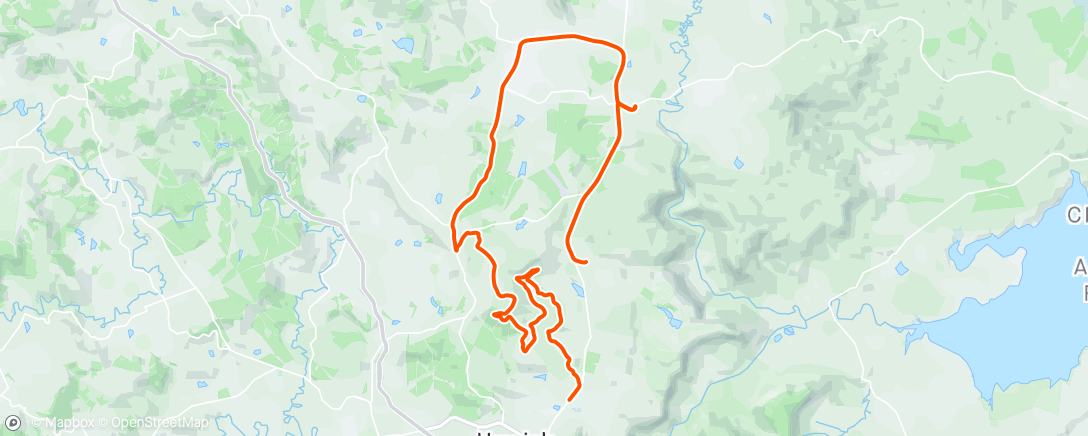 Map of the activity, Morning Gravel Bike Ride