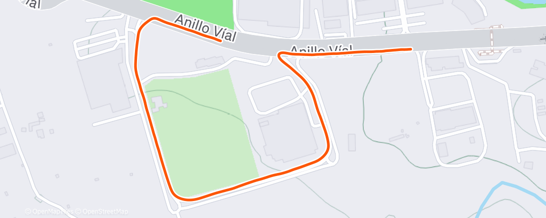Map of the activity, Morning Run