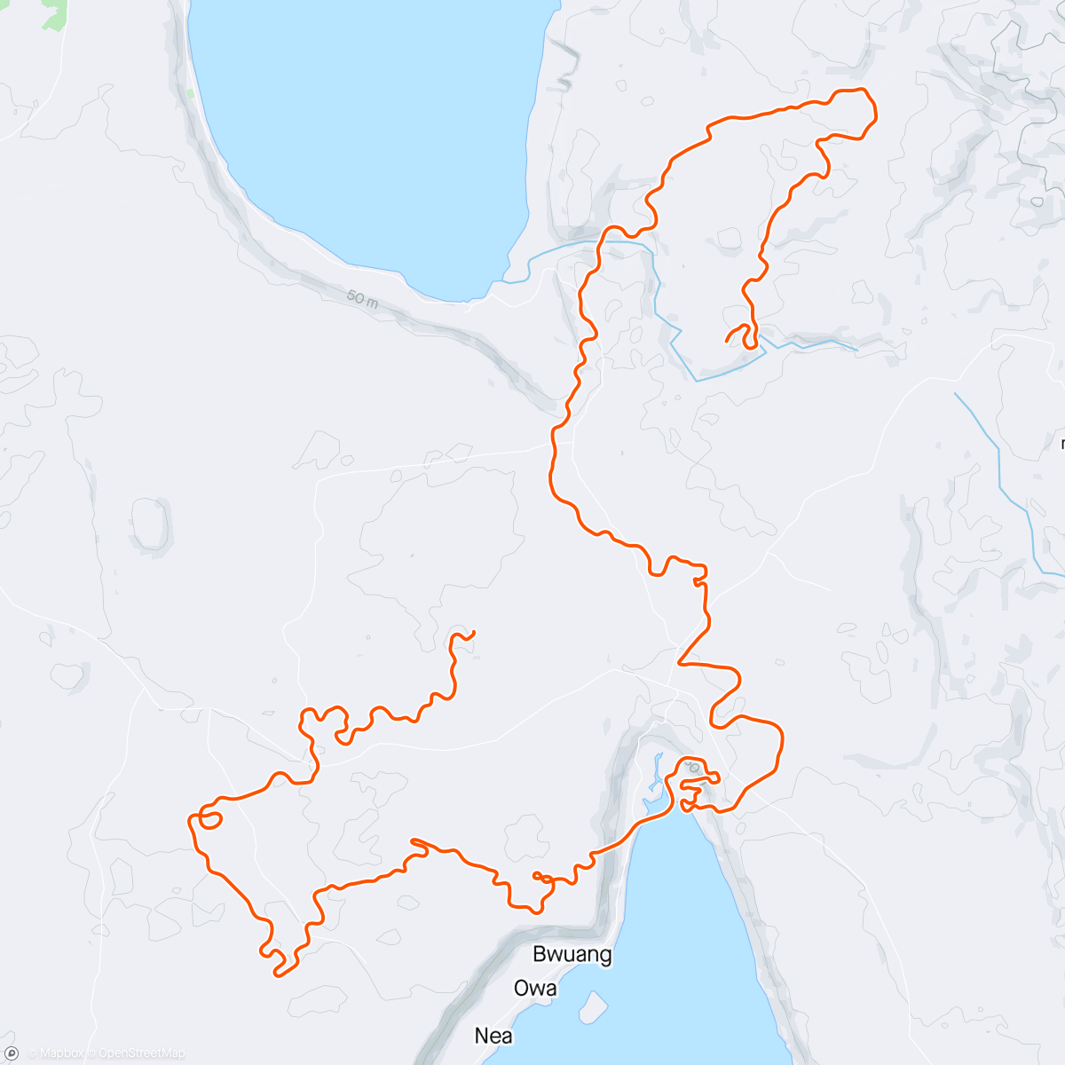 Map of the activity, Zwift - Endurance | Varied in Makuri Islands