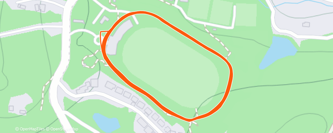 Map of the activity, 朝のランニング