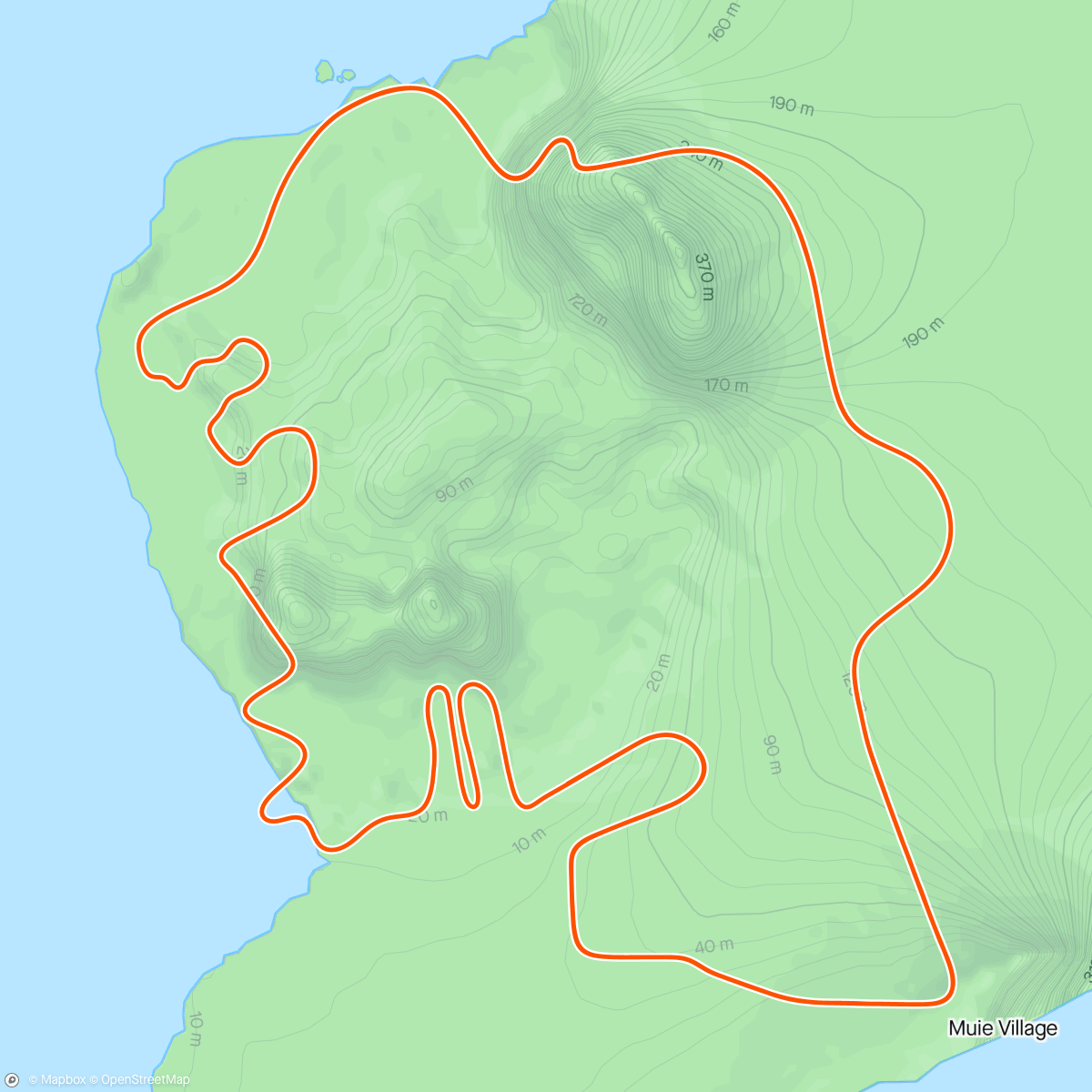 Mapa da atividade, Zwift - Mend in Watopia