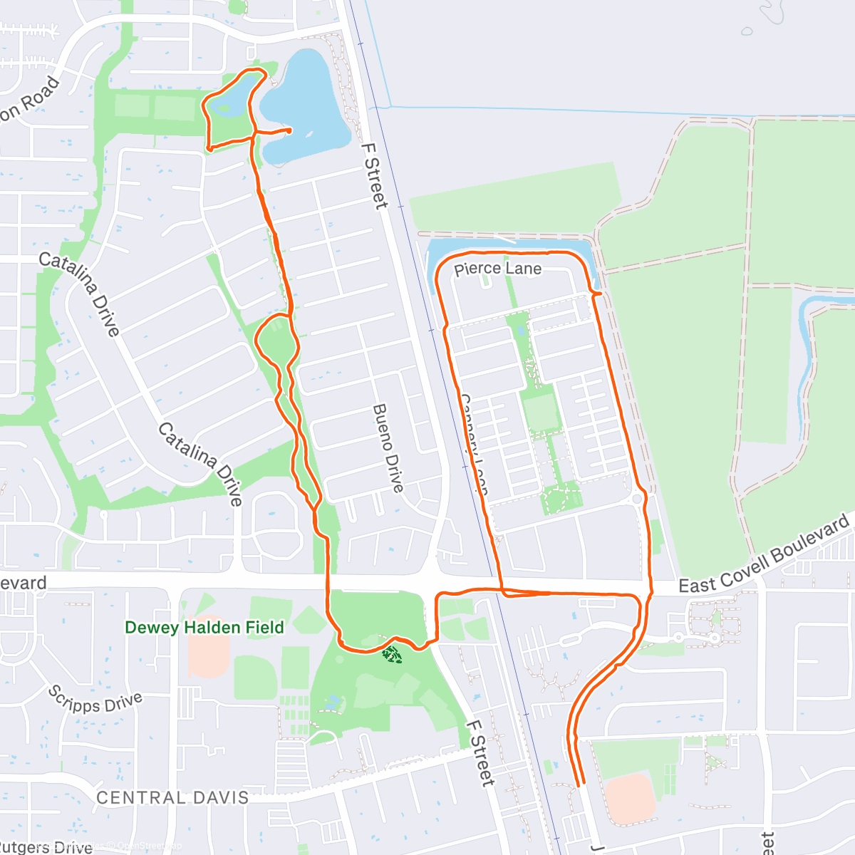 Map of the activity, Low energy, rain is coming, New Moon too, Cannery, Northstar walk, ⛅️🌑☃️☔️🚶🏼‍♀️⬆️🌟🥫💛
