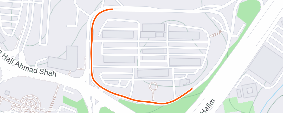 Карта физической активности (Evening Run)