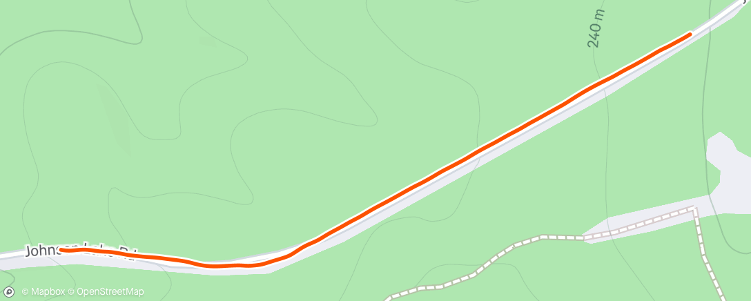 Map of the activity, Night Walk