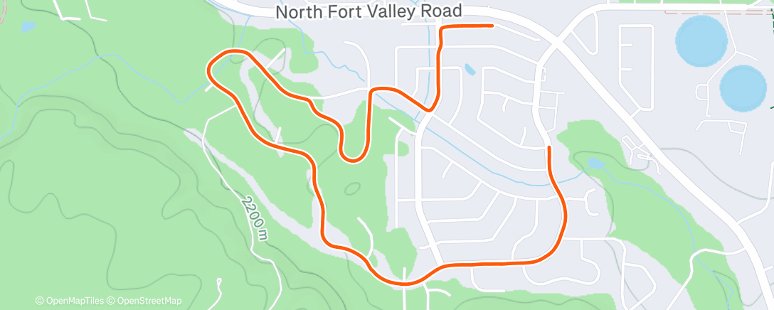 Map of the activity, Beau Lap