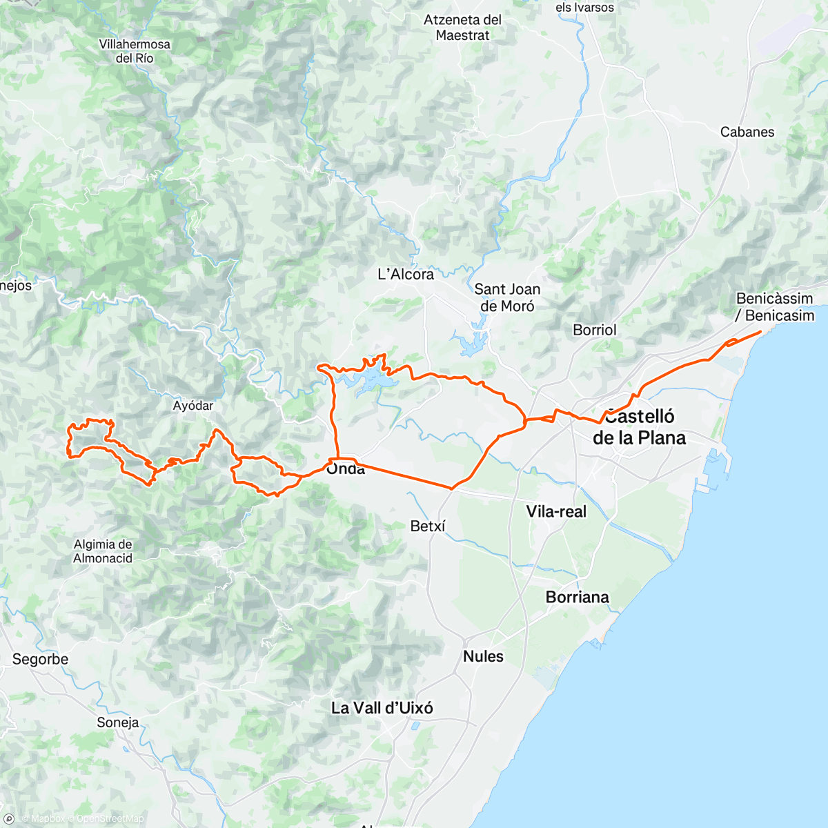 Map of the activity, Lo más bonito de la Provincia