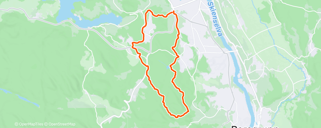 Карта физической активности (Morning Run)